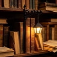 thumbnail image 4 of Library Lantern-Decorative Bookshelf Lighting, Reading Book Shelf Lights for Bookworms, Antique Led Books Nook Lamp Ornament for Study Reading Corner Home Library, Unique Gift for Book Lovers (1Pcs), 4 of 5