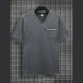 thumbnail image 6 of Kalauyu Mens Short Sleeve T-Shirts Casual V Neck Basic Tee Summer Beach Tops with Pocket, 6 of 9