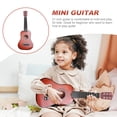 thumbnail image 4 of 21inch Acoustic Guitar Mini Guitar Musical Instrument Wooden Craft for Beginner Children (Coffee), 4 of 8