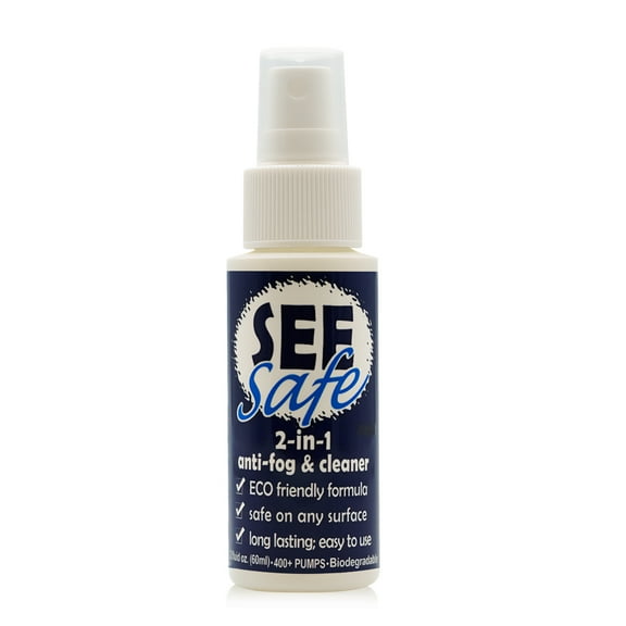 JAWS 2 oz. SeeSafe 2-in-1 Antifog and Cleaner Spray
