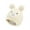 White, variant on Godderr 2-6 Years Girls Boys Beanie Hat Cute Bear Fleece Lined Hood Winter Warm Hairball Knit Cap with Earflap for Baby Toddler