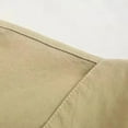 thumbnail image 6 of HAPIMO Women's Wide Leg Cotton Linen Jumpsuit Relaxed Solid Button Short Sleeve Lapel Trousers Fashion Casual Daily Yellow L, 6 of 8