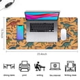 thumbnail image 5 of Long Mouse Pads for Desk,Colorful Dinosaurs Names Pattern Desk Mats on Top Of Desks, Desk Mouse Pad Extra Large with 3mm Non-Slip Base and Stitched Edge for Gaming,Office,Work,Home 35.4"x15.7", 5 of 6