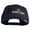 Navy, variant on US Marine Corps Design Embroidered Solid Cotton Twill Pro Style Cap - Navy OSFM