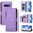 thumbnail image 3 of Funda para Samsung Galaxy S10 Cartera de Mano con Cremallera y Correa Cruzada Desmontable, 3 of 5