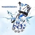 thumbnail image 2 of Zando Boys Snowboard Sled Gloves Kids Touchscreen Snow Gloves Girls Windproof Winter Gloves Waterproof Snow Ski Gloves for Kids Graffiti Black 11-14 Years, 2 of 5