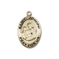 thumbnail image 1 of 14kt Yellow Gold St. Joseph Medal 3/4 x 1/2 inches, 1 of 1