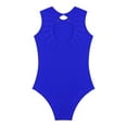 thumbnail image 6 of vastwit Kids Girls Sleeveless Ballet Leotard Mesh Splice Bodysuit Gymnastics Figure Skating Sports Tops Blue 6, 6 of 7