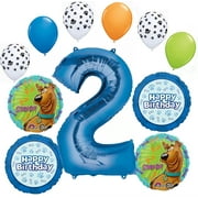 Anagram Scooby Dooby Doo 2nd Birthday Party Supplies 11 pc Balloon Bouquet Decorations
