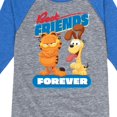thumbnail image 3 of Garfield - Best Friends Forever - Toddler & Youth Raglan Graphic T-Shirt, 3 of 4