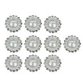 thumbnail image 2 of Inteprter 10 Uds botones de perlas de imitación de diamantes de imitación 16mm Retro DIY coser adornos artesanales para ropa bolsa zapatos Tela de costura y artesanía Inteprter HA000075-00B, 2 of 6