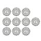 thumbnail image 2 of Matsuzay 10 Uds botones de perlas de imitación de diamantes de imitación 16mm Retro DIY coser adornos artesanales para ropa bolsa zapatos Tela de costura y artesanía Matsuzay HA000075-00B, 2 of 6