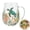 #G, variant on Hummingbird Flora Glass Cup,14Oz Colorful Flower Bird Drinkware,Floral Glass Coffee Mug with Handle for Mom,Vintage Floral Drinking Cup,Aesthetic Garden Inspired Tumbler Gift for Bird Lovers