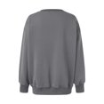 thumbnail image 2 of Vedolay Half Zip Sweatshirt Women Hoodies for Women Basic Long Sleeve Hoodies Relaxed Fitted Sweatshirts Oversized Pullover Tops with Pocket,Gray XL, 2 of 4