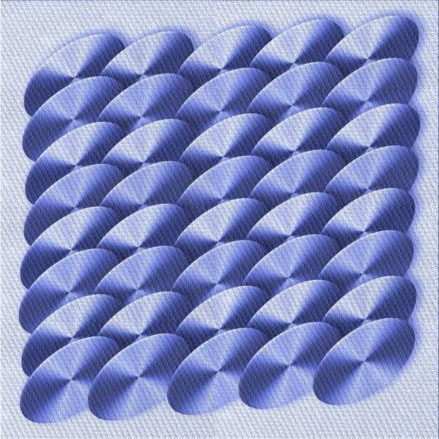 Ahgly Company Tapis d'Intérieur Lavable en Machine Carré Bleu Transitionnel, 7 Pieds Carré