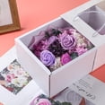 thumbnail image 3 of Ramos de flores preservadas HOTKBO Eternal Purple Roses x4, 3 of 7