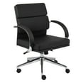 thumbnail image 2 of Boss Office Products B9406-BK Mid-Back Executive Chair - Black, 2 of 2