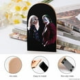thumbnail image 4 of Joker Folie A Deux Harley Quinn Bookends Wood Book Divider Decor Shelves Non-Skid Book Stand 2 Pieces For Classroom Dormitory Bookshelf Office Home, 4 of 7