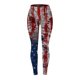 thumbnail image 3 of Gibobby Leggings Translúcido Día la Inparapenparancia para las mujeres 4 julio Pantalones de yoga Correr Pilates Gimnasio Pantalones yoga Medias Compresión Yoga Correr Fitness（Vino， M), 3 of 5