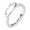 Silver, variant on Trendy Romantic Adjustable Open Heart Couple Rings for Women - Matching Love Jewelry, Valentine’s Day Gift, Stackable & Versatile Design with Heart Hands Symbol