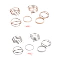 thumbnail image 3 of Minnieouse Paquete de 6 anillos femeninos, conjunto Vintage, joyería conjunta ajustable, anillos de apertura de aleación, accesorios de regalo para boda Ropa, zapatos y accesorios Miscelánea Oro Minnieouse PS13601-01, 3 of 6