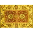 thumbnail image 1 of Ahgly Company Indoor Rectangle Abstract Yellow Modern Area Rugs, 7' x 9', 1 of 4
