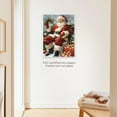 thumbnail image 6 of Moonow7 Classic Santa Claus Wall Art Poster, Traditional Christmas Art Prints, Vintage Holiday Picture for Wall Decor in Living Room, Entryway, Dining Room, Unframed Size 45x60cm / 18x24", 6 of 13