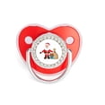 thumbnail image 4 of DPTALR Christmas Baby Pacifier Initial Clip Silicone Infant Nipple Bling Newborn Pacifier, 4 of 4