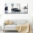 thumbnail image 4 of Hieng Black Supercar at Sunset Canvas Prints Hypercar Wall Art Paintings Sports Car Posters Stretched Pictures for Living Room Modern Home Decor Wall Art Decorations（Only canvas）, 4 of 6