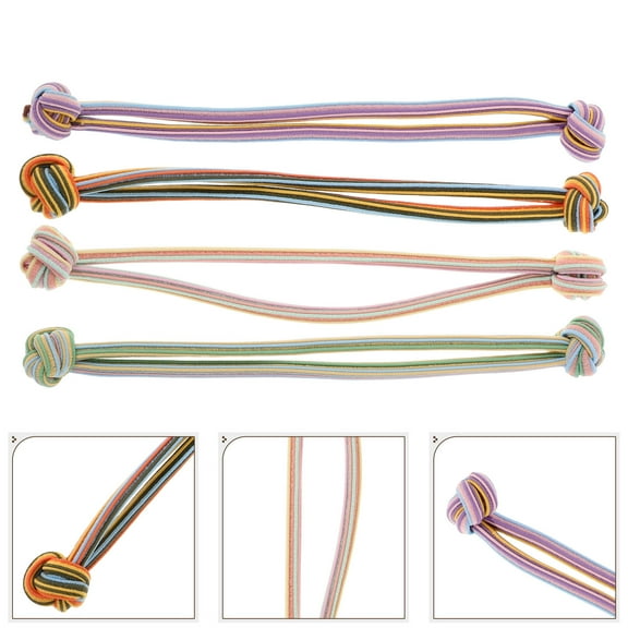 FRCOLOR 4pcs Girls Hair Bands High Elasticity Hair Ties Women Hair Accessories  Hair Ropes Elastic Ponytail Holders Stretchy Hair Ties