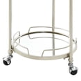 thumbnail image 5 of Round Silver Mirror Bar Cart, 5 of 6