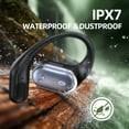 thumbnail image 6 of VEATOOL T6 Open Ear Headphones,Bluetooth 6.0 Wireless Earbuds,72H Playtime Stereo Sound Earphones,Air Conduction IPX7 Waterproof Open Ear Earbud with Ear Hooks, Sport Headset for Cycling Workouts, 6 of 7