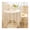 Beige 60x90cm, variant on KGJQ Cotton Linen Tablecloth with Fringed Edges, Washable Solid Color Tablecloth with Tassels, Round Table Cover for Kitchen Dining Room