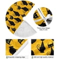 thumbnail image 2 of FMSHPON Black Cat Xmas Christmas Tree Skirt Stand Mat for Holiday Party Decoration Indoor Outdoor 36 inches, 2 of 6
