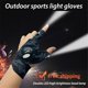 thumbnail image 2 of Guante con linterna LED, herramienta impermeable para exteriores, guantes para pesca, ciclismo, Camping, senderismo, luz de emergencia, guantes de pesca de medio dedo, 2 of 5