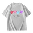thumbnail image 5 of WOYY Big Girls Loose Casual T Shirt Graphic Tee Short Sleeve Round Neck T-Shirt, 5 of 5