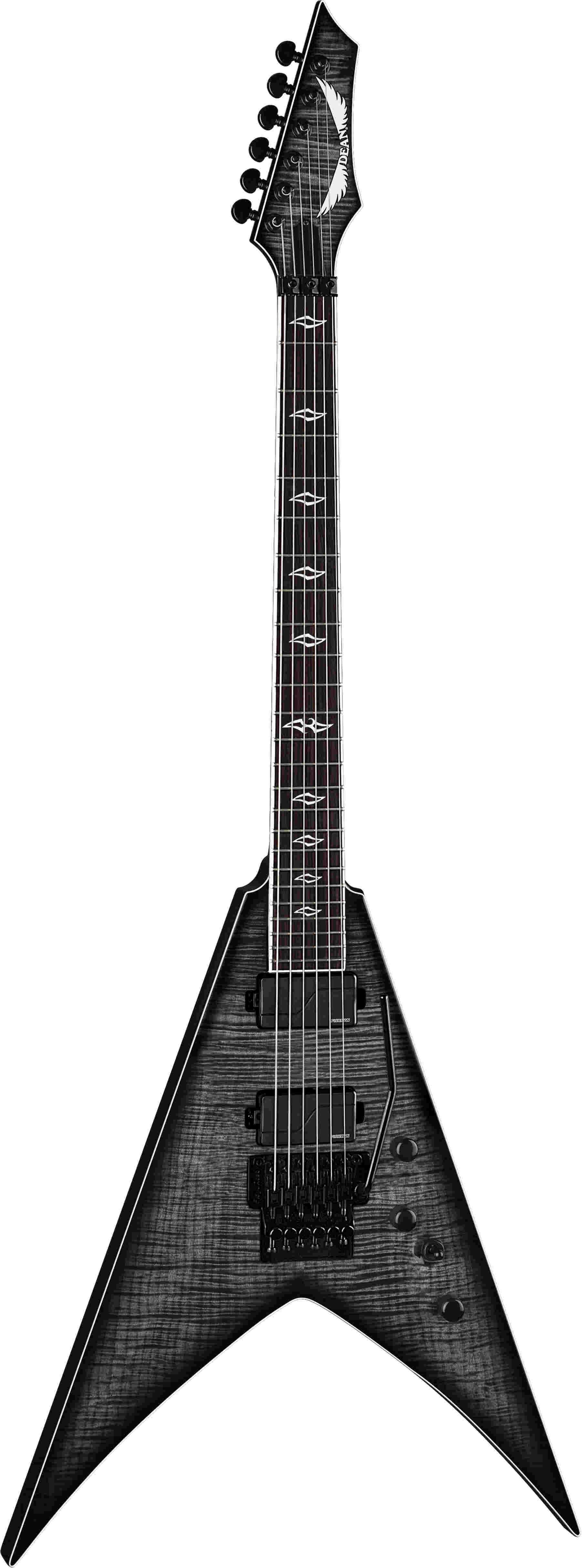 ギター Dean Razorback Two-Tone Dimebag Darrell Dean Razorback Professional Electric Guitar, Dimebag Darrell