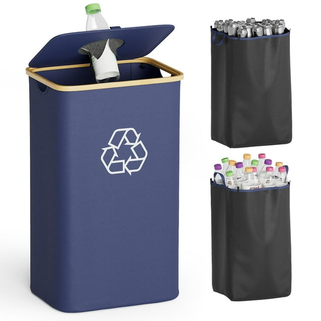 SpaceAid Recycling Bin for Kitchen 26 Gallon, 100