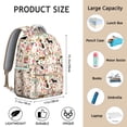 thumbnail image 6 of "Adorable Dog Print Backpack - Durable School Backpack for High School & College, Cute Gift for Dog Owners, Spacious with Organizer Pockets", 6 of 6