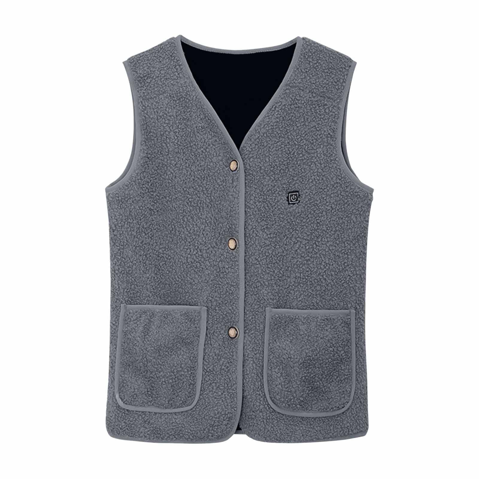 Gilet Chauffant Homme Femme Veste Chauffante Électrique USB Vêtement