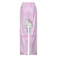thumbnail image 5 of Hello Kitty Pajamas Pants Soft Elastic Waist PJ Bottoms Comfy Lounge Long Pants, 5 of 7