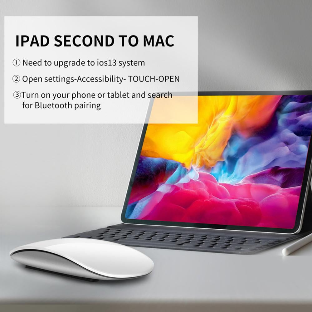 Multi Arc Touch Mice BT 5.0 Rechargeable Mouse Ultra-Thin Magic Mouse for Laptop Mac PC Tablet