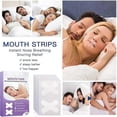 thumbnail image 2 of 120pcs Sleeping Mouth Plasters,Anti Snoring Sleep Plasters and Mouth Tape, Helps Against Snoring and Developing the Habit of Nasal Breathing, 2 of 5