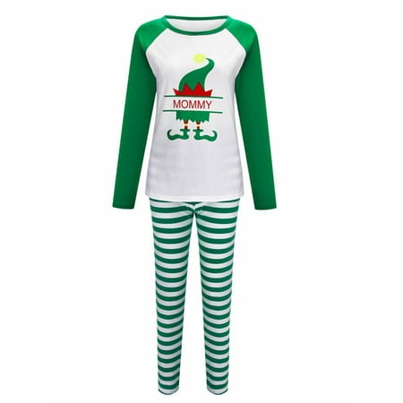 

MERSARIPHY Family Matching Christmas Floral Long Sleeve Pajamas Sets