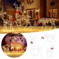 thumbnail image 3 of 3Pc Originali Lighted Deer Reindeer Family Lighted Deer Christmas Decor With Led Lights Light Up Bucks Indoor Or Outdoor Yard, 3 of 6