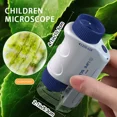 thumbnail image 1 of Mini Pocket Microscope Kit 60-120x Lab Handheld Microscope Battery Powered Microscope With LED Light Kids Science Microscope Gong Bohan unisex, 1 of 2
