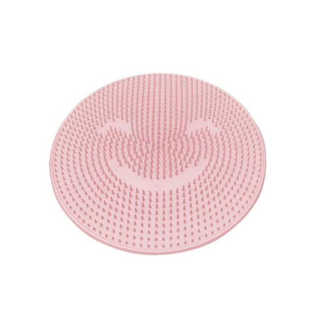 Injueey Cojín de masaje para bañera de silicona de 31cm, cepillo para de pies perezosos, artefacto de baño, ventosa potente para baño, Juegos de accesorios de baño rosa Injueey HA1307-02B