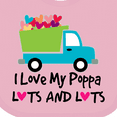 thumbnail image 4 of Inktastic I Love My Poppa Boys or Girls Baby Bib, 4 of 4