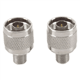 thumbnail image 3 of 6Pcs N Type Male Plug to F Female Coaxial Adapter Connector for Wireless Antenna,Silver, 3 of 9