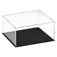 thumbnail image 1 of Unique Bargains Boîte d'Exposition Acrylique Transparente Protection Anti-Poussière Cube de Présentation pour Objets de Collection 30x25x20cm, 1 of 7